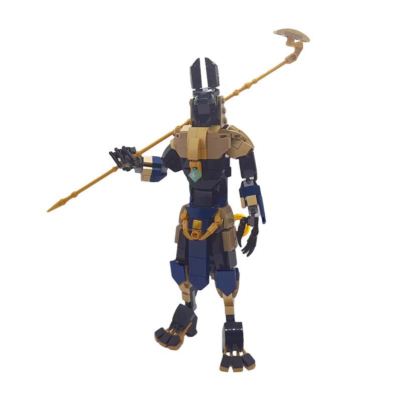 Model Kit Anubis - Figura de Bloques de Construcción del
