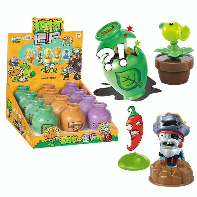 Model Kit Zombie - Plants vs. Zombies: Juguetes Sorpresa Coloridos