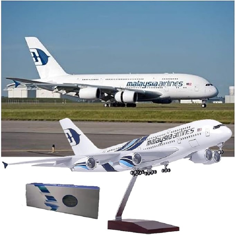 Model Kit Ixchel - Escala 1:160 Malaysia Airlines A380 modelo