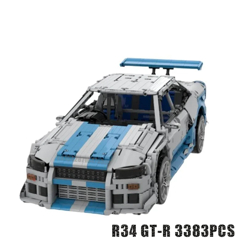 3383 Uds supercoche modelo kit - Model Kit R34 reseña y precio