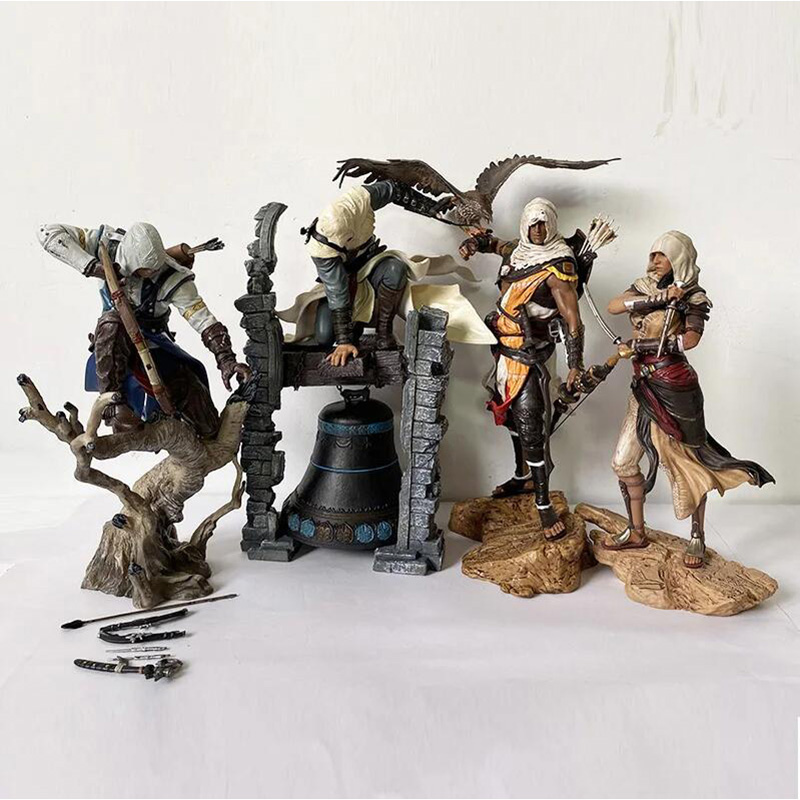 4 tipos Creed Bayek Aya figura - Model Kit Escaflowne reseña y precio