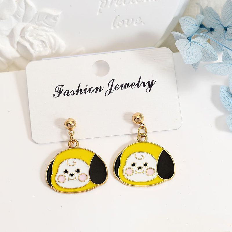 Pendientes BT21 Chimmy Tata Ko - Model Kit Mecha Girl reseña y precio