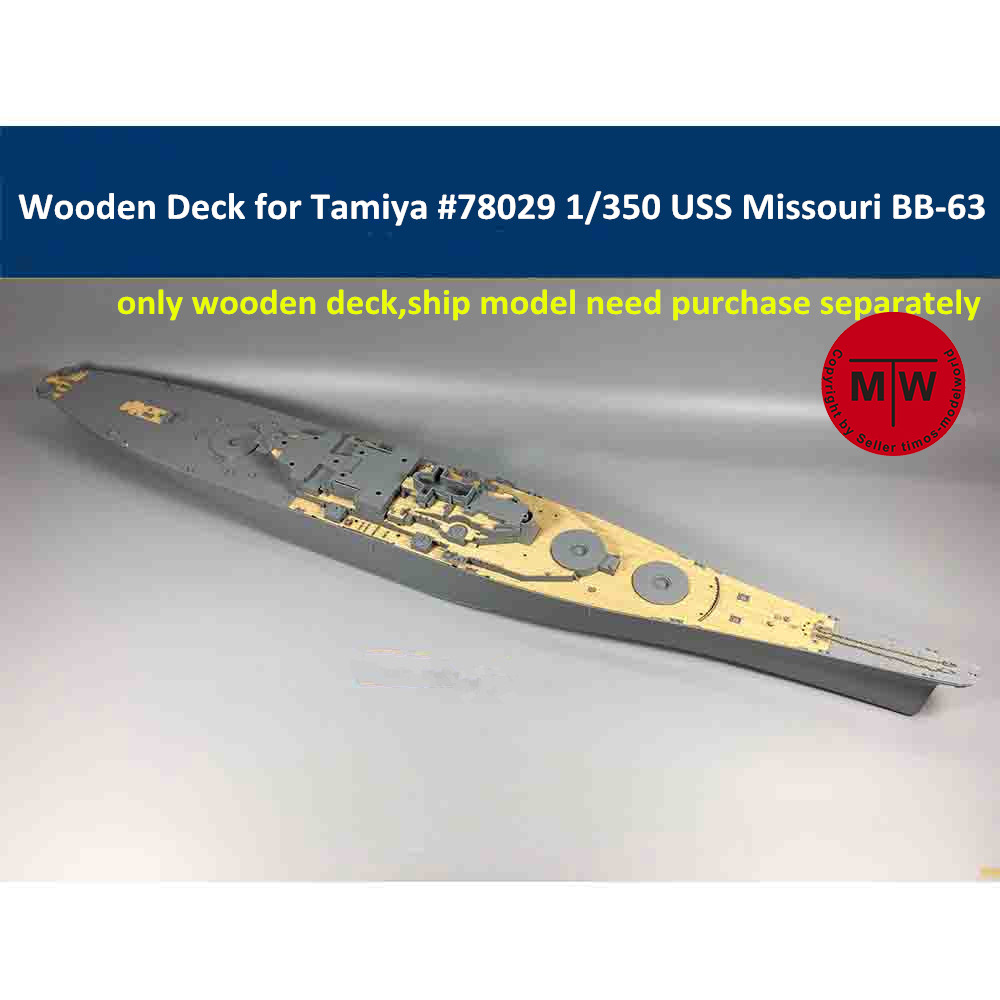 Cubierta de madera a escala 1/ - Model Kit Uss Missouri reseña y precio