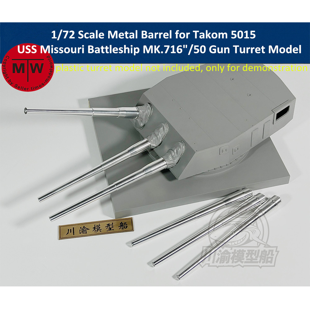 Barril de Metal a escala 1/72  - Model Kit Uss Missouri reseña y precio