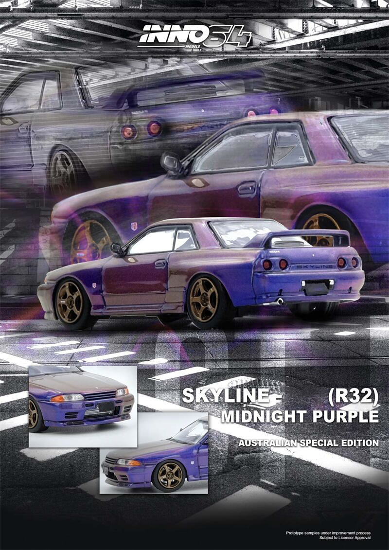 INNO 1:64 R35 WIDEBODY AORUS X - Model Kit R34 reseña y precio