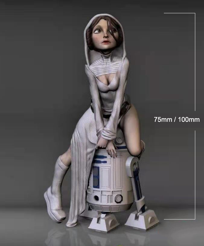 Kits de modelos de resina de 1 - Model Kit Mecha Girl reseña y precio