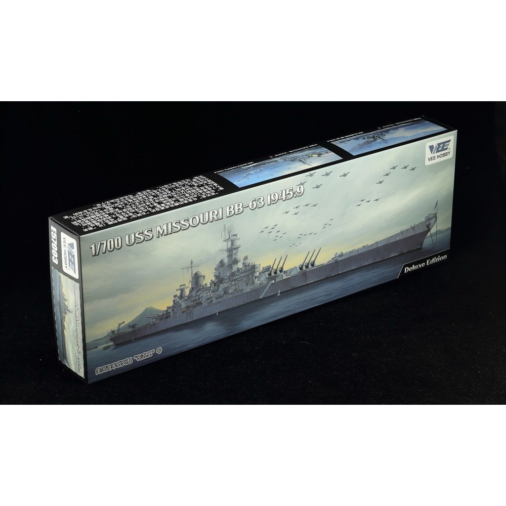 VEE HOBBY E57003 1/700 U.S.S.  - Model Kit Uss Missouri reseña y precio