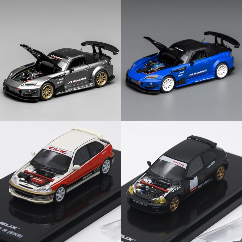 MOTORHELIX MH 1:64 EK9 JS Raci - Model Kit R34 reseña y precio