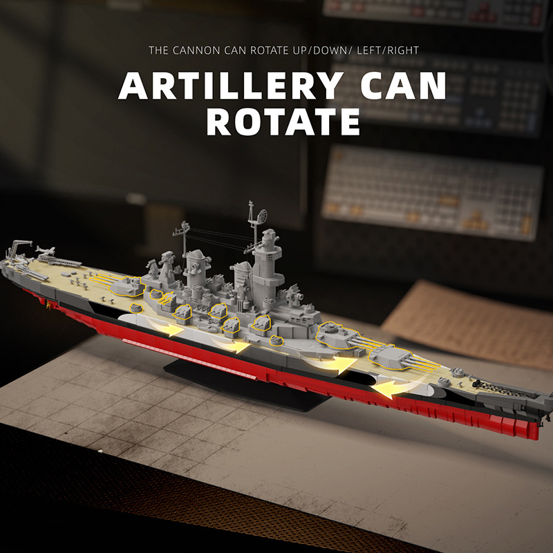 Set de Bloques de Construcción - Model Kit Uss Missouri reseña y precio