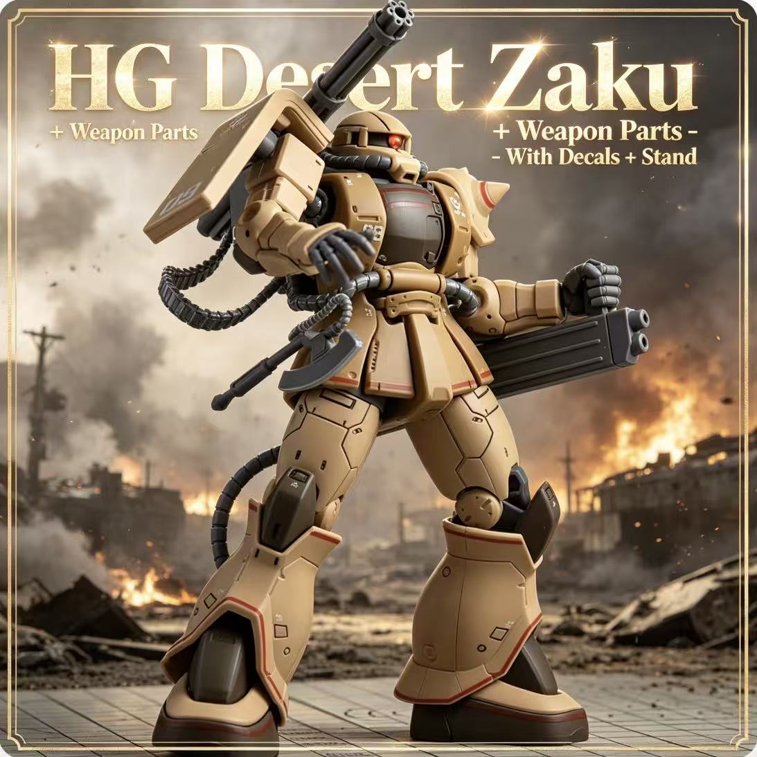 Kit de Modelo Zaku Color Desie - Model Kit Escaflowne reseña y precio