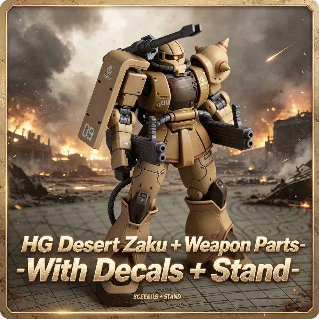 Kit de Modelo Zaku Color Desie - Model Kit Escaflowne reseña y precio
