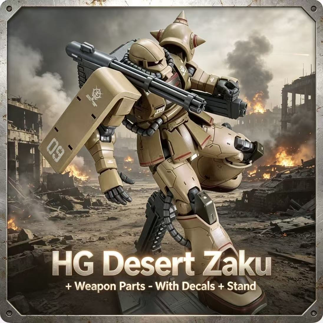 Kit de Modelo Zaku Color Desie - Model Kit Escaflowne reseña y precio