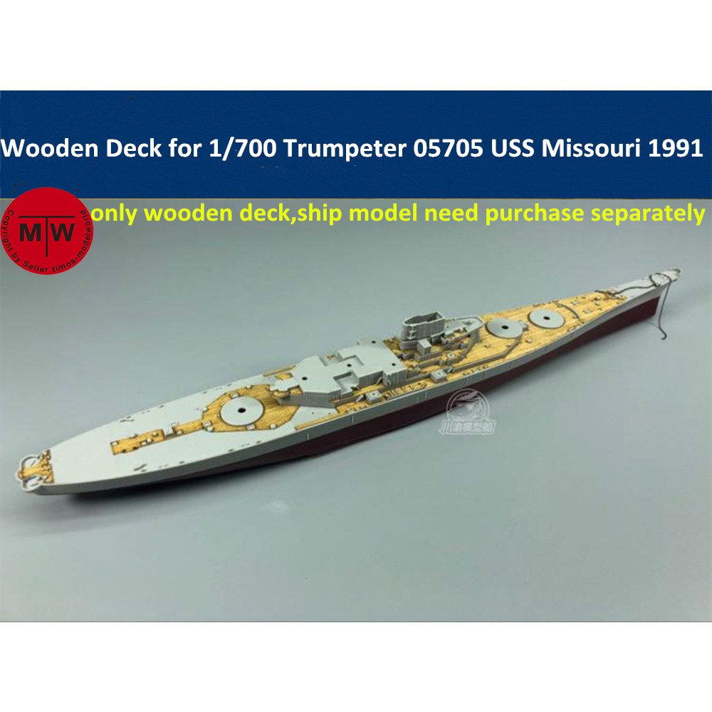 Cubierta de madera a escala 1/ - Model Kit Uss Missouri reseña y precio